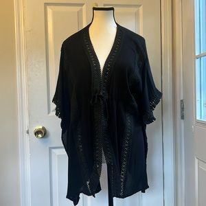 Vince Camuto black bathing suit cover up in OS